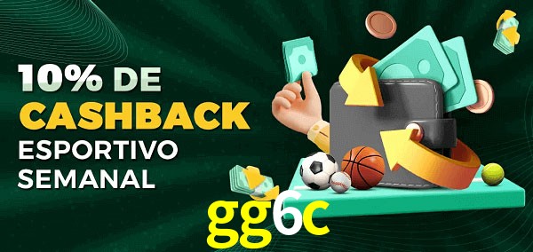 10% de bônus de cashback na gg6c
